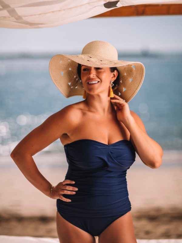 ENDLESS307 | Natural Cut-Out Detail Sun Hat - Image 3