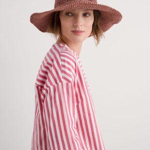 ENDLESS311 | Pink Sculpture Garden Wide Brim Sunhat