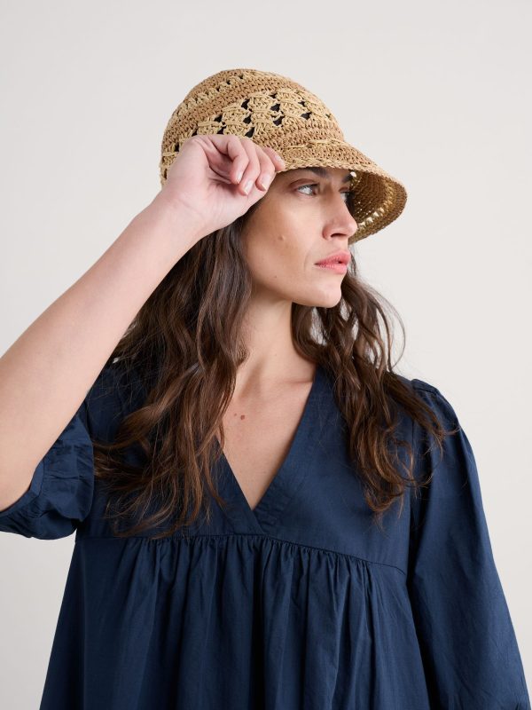 ENDLESS310 | Natural Orchard Crochet Garden Hat - Image 3