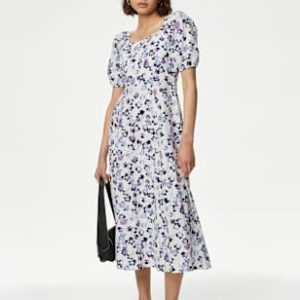 ENDLESS285 | Square Neck Midaxi Day Dress